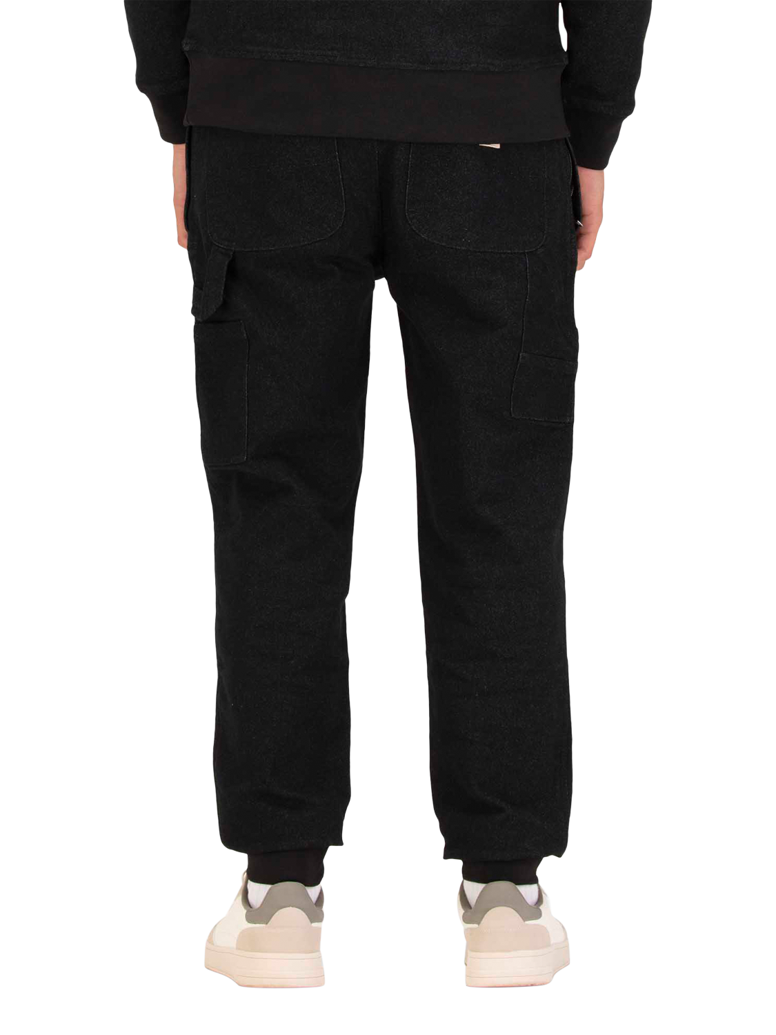Product image 2 of 8, which shows LUKE 1977 Dowel Carpenter Joggers, Black, S