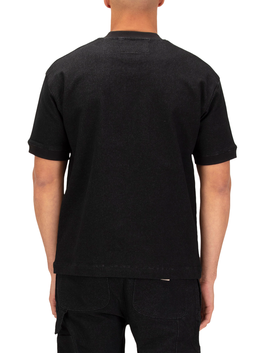 Product image 2 of 8, which shows LUKE 1977 Dovetail Carpenter Oversized T-Shirt, Black, S