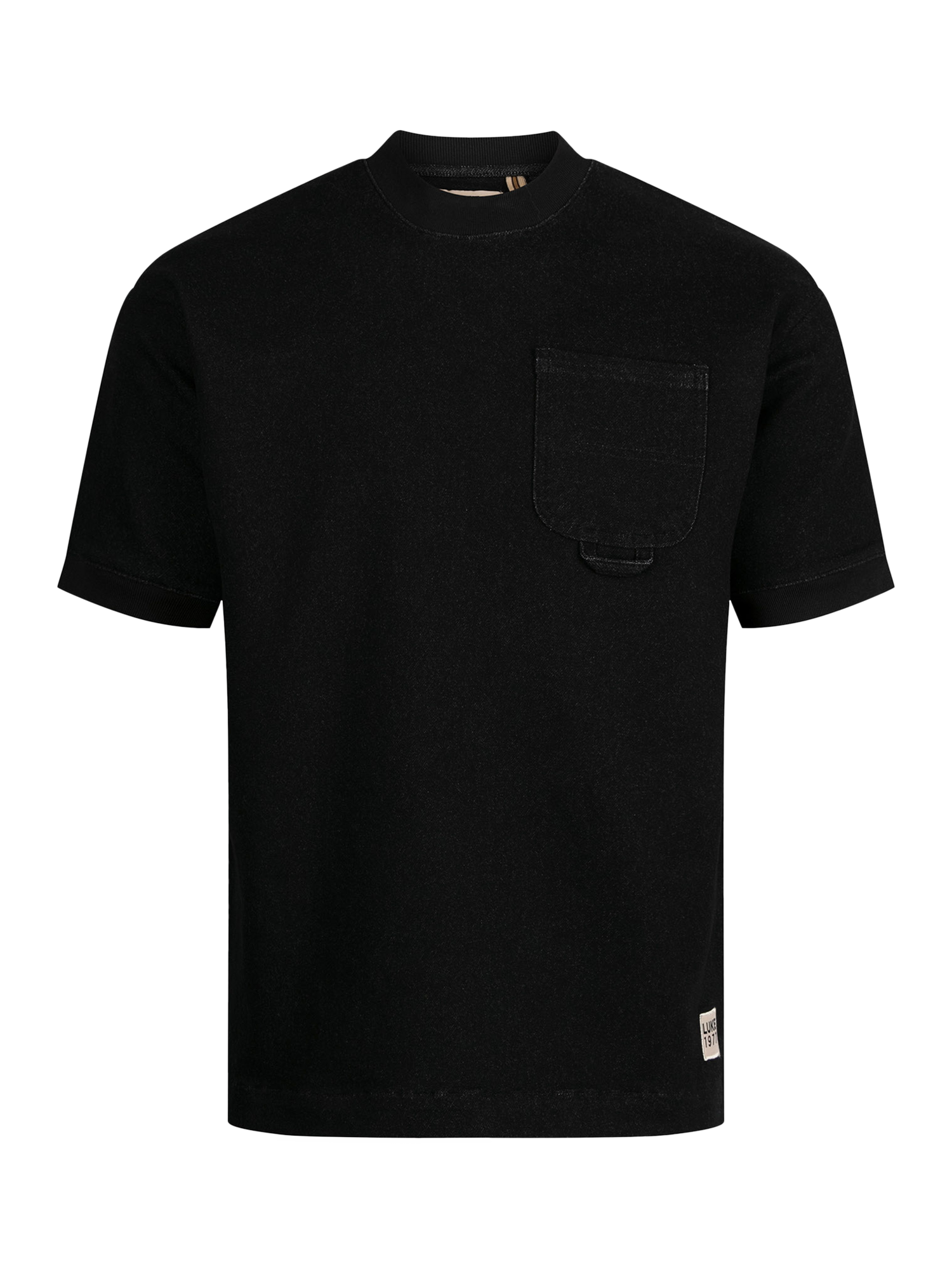 Product image 4 of 8, which shows LUKE 1977 Dovetail Carpenter Oversized T-Shirt, Black, S