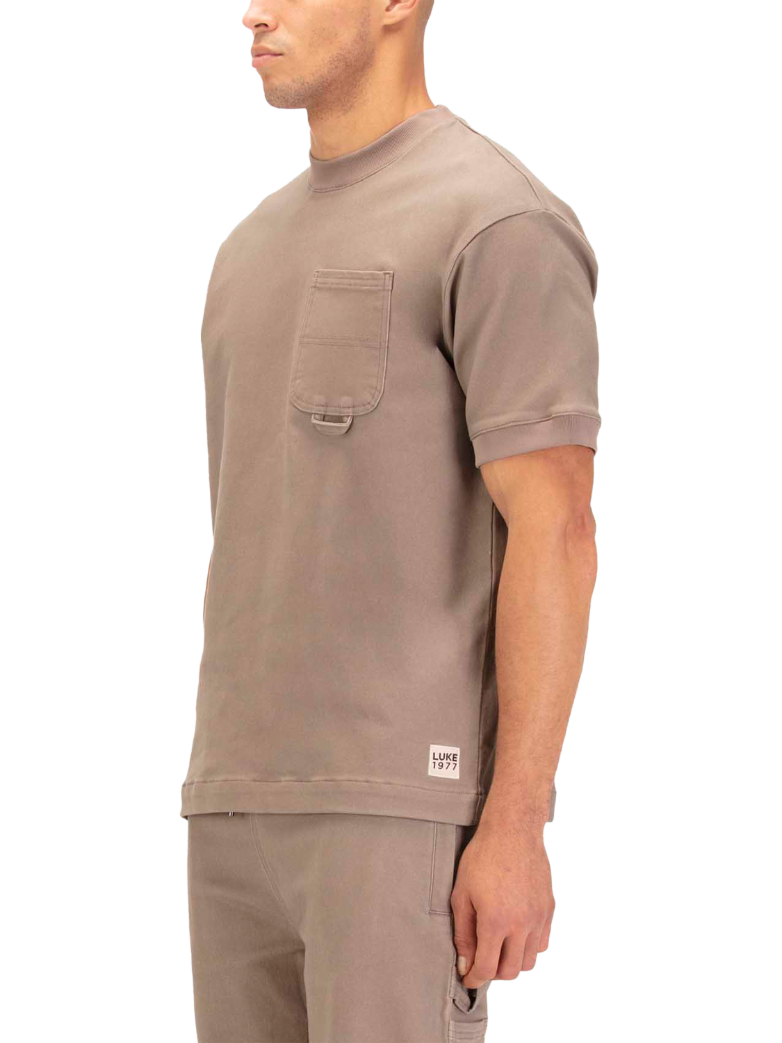 Product image 3 of 6, which shows LUKE 1977 Dovetail Carpenter Oversized T-Shirt, Hardnut, S
