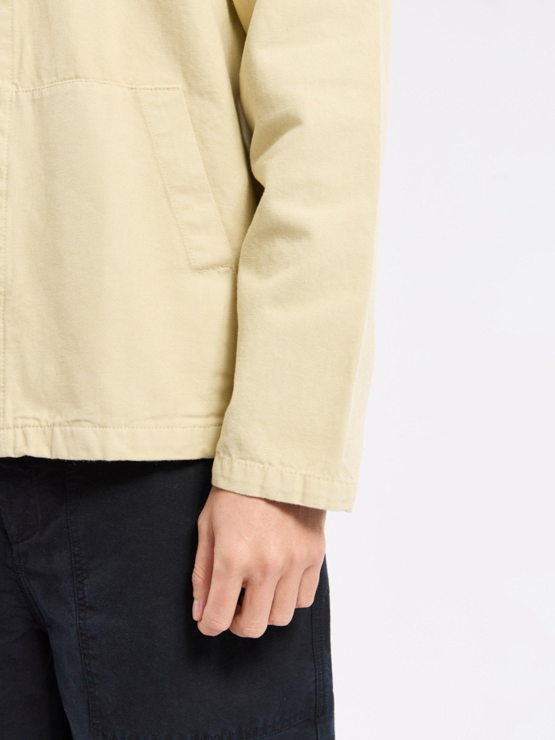 Product image 3 of 5, which shows Armor Lux Cotton Canvas Jacket, Gravel, S