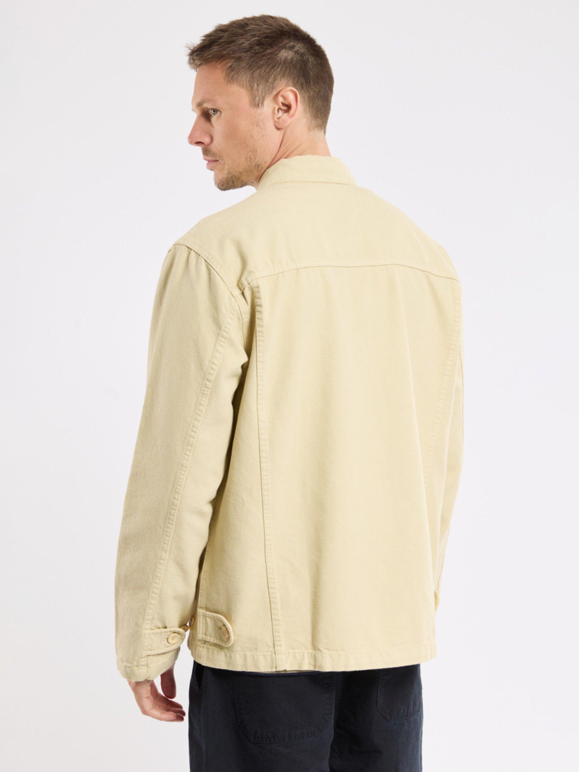 Product image 4 of 5, which shows Armor Lux Cotton Canvas Jacket, Gravel, S