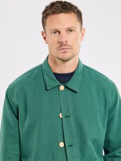 Armor Lux Cotton Canvas Jacket, Dark Ivy - view 2, Dark Ivy