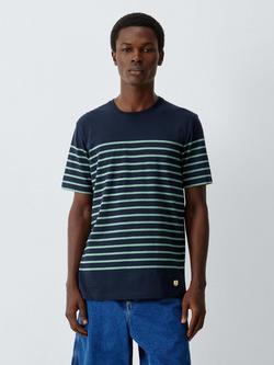 Armor Lux Mariniere Etel T-Shirt, Marine Deep/Ivy, Marine Deep/Ivy