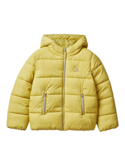 Benetton Kids' Oversized Padded Jacket, Green