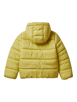Benetton Kids' Oversized Padded Jacket - view 2, Green