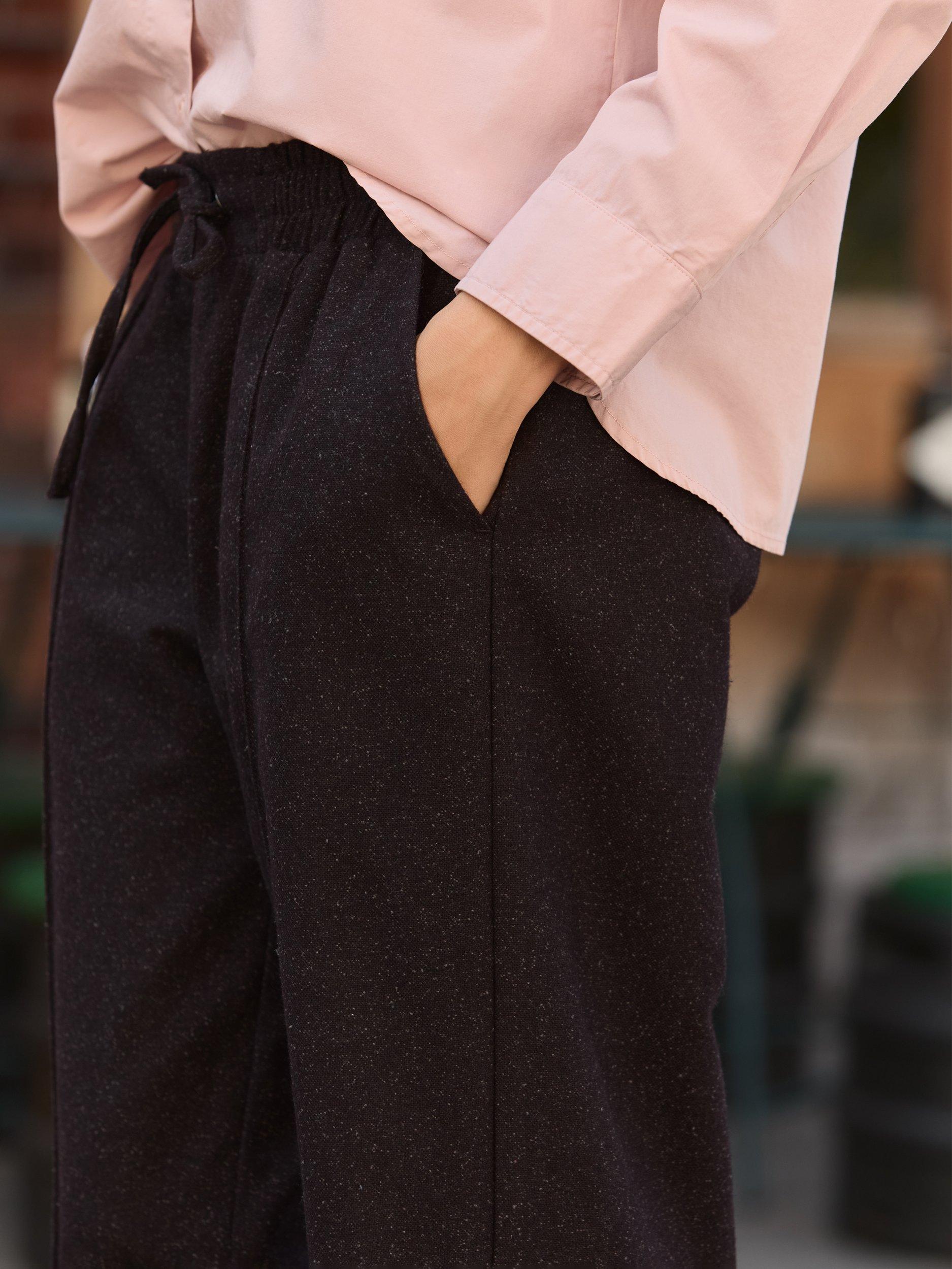 Product image 5 of 5, which shows Baukjen Fera Wool Blend Trousers, Dark Plum, 10