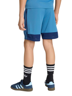 adidas Kids' Tiro 25 Essentials Football Shorts, Dusky Ink/ Dark Blue - view 2, Dusky Ink/ Dark Blue