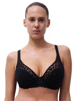 Chantelle Girls Plunge T-Shirt Bra, Black, Black