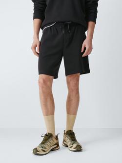 John Lewis Pique Knit Shorts, Black, Black
