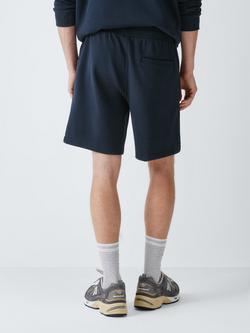 John Lewis Pique Knit Shorts, Navy - view 2, Navy