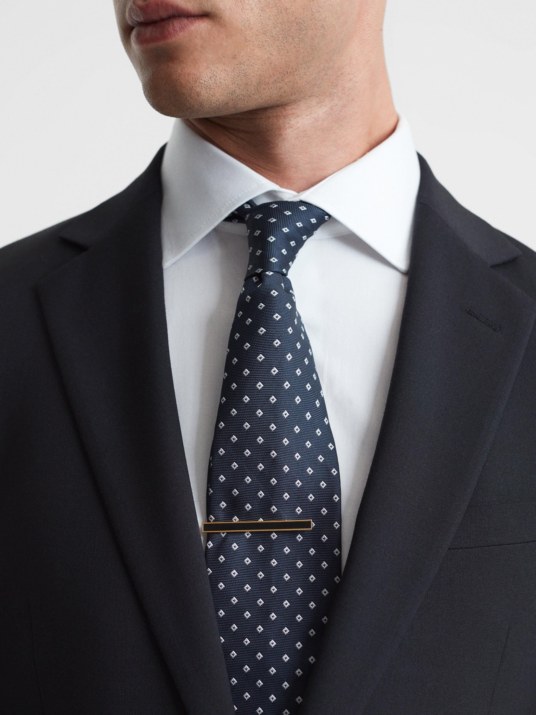Product image 3 of 5, which shows Reiss Ardley Tie Pin, Gold
