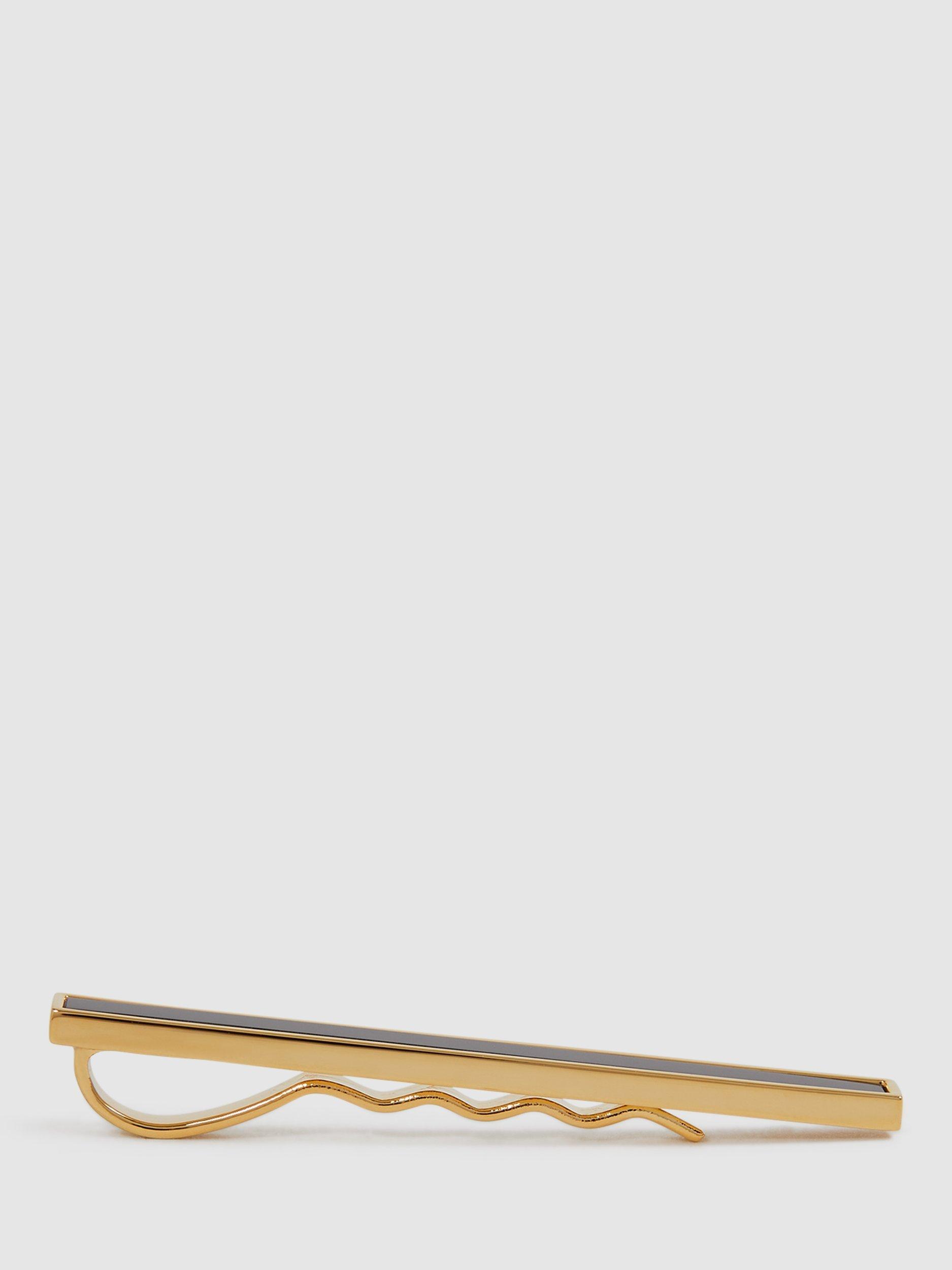 Product image 4 of 5, which shows Reiss Ardley Tie Pin, Gold