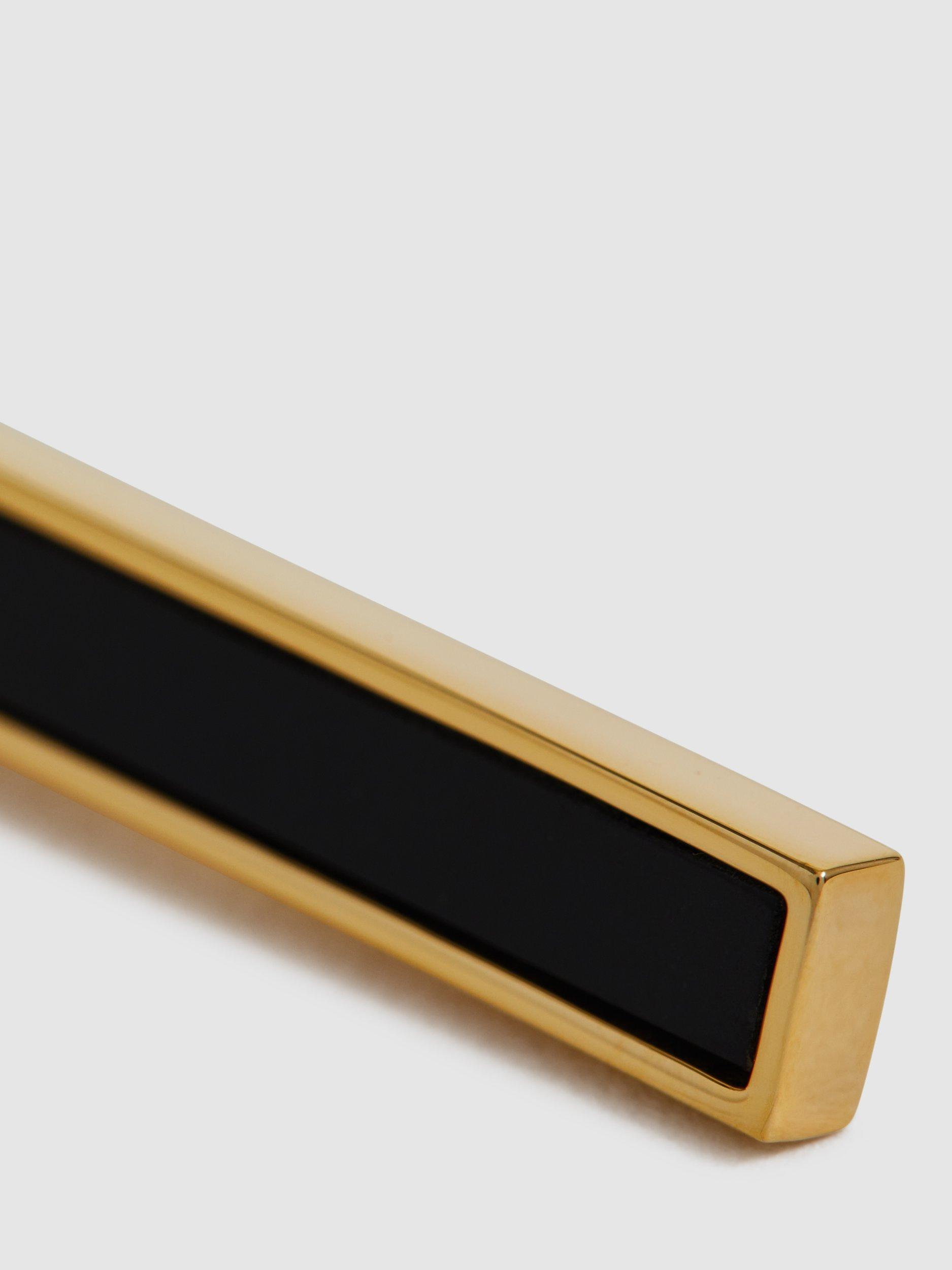 Product image 5 of 5, which shows Reiss Ardley Tie Pin, Gold