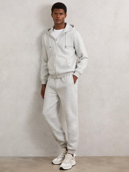 Reiss Finch Drawstring Joggers, Grey, Grey