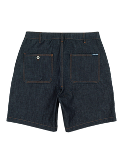 Dubbleware Patch Pocket Denim Shorts, Raw - view 2, Raw