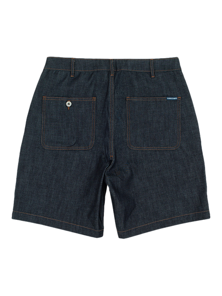 Dubbleware Patch Pocket Denim Shorts, Raw - view 2, Raw