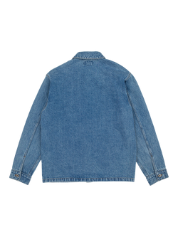 Dubbleware Rutland Denim Work Jacket, Blue Wash Denim - view 2, Blue Wash Denim