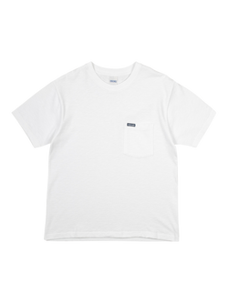Dubbleware Cotton Regular Fit Chest Pocket T-Shirt, White, White