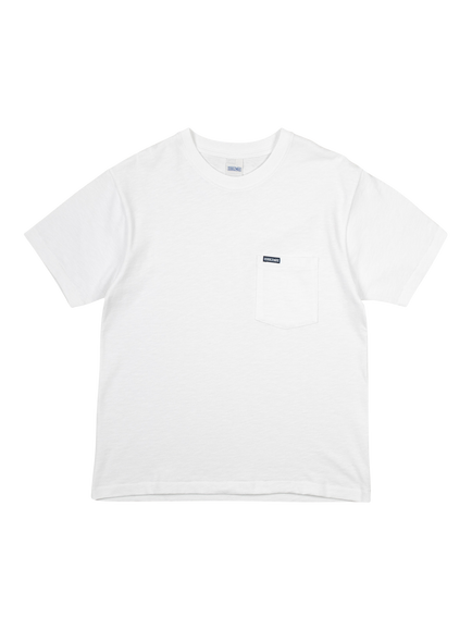 Dubbleware Cotton Regular Fit Chest Pocket T-Shirt, White, White