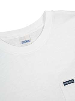 Dubbleware Cotton Regular Fit Chest Pocket T-Shirt, White - view 2, White