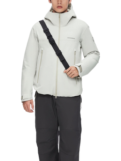 Bosideng Hooded Wind Stopper Jacket, Grey Stone - view 2, Grey Stone