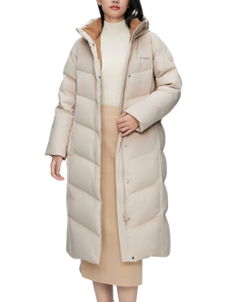 Bosideng Padded Windproof Full Length Coat, Sunshine Rice
