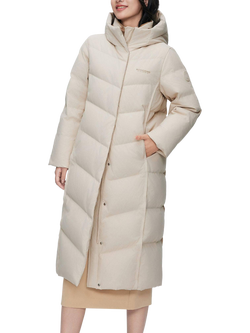 Bosideng Padded Windproof Full Length Coat - view 2, Sunshine Rice