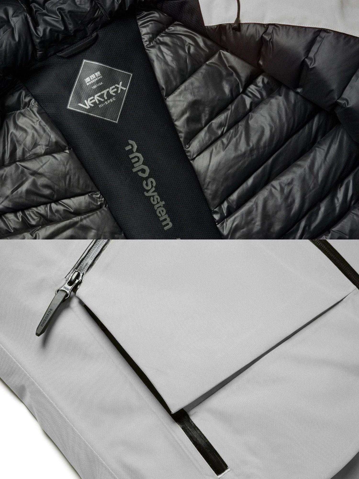 Product image 5 of 6, which shows Bosideng Vertex Goose Down Functional Jacket, Grey, S