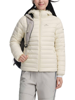 Bosideng Hooded Goose Down Waterproof Jacket - view 2, Sand