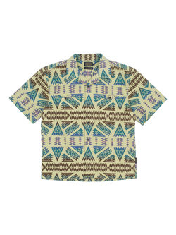 Pendleton Cotton Regular Fit Bandana Print Camp Collar Shirt, Ponderosa