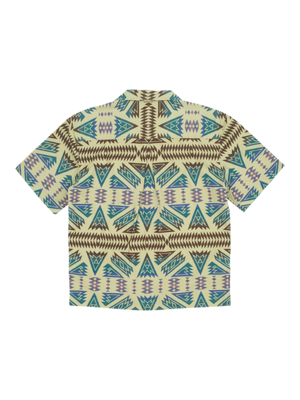 Pendleton Cotton Regular Fit Bandana Print Camp Collar Shirt - view 2, Ponderosa