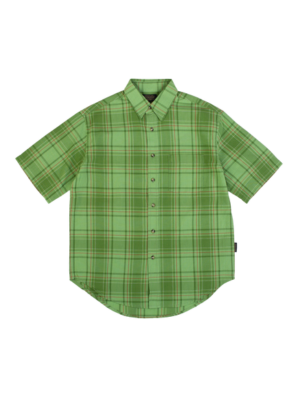 Pendleton Journey West Cotton Regular Fit Check Shirt, Pistachio, Pistachio