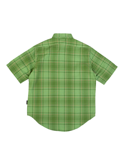 Pendleton Journey West Cotton Regular Fit Check Shirt, Pistachio - view 2, Pistachio