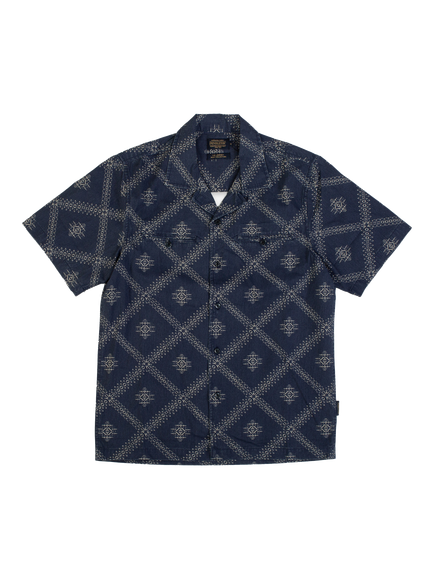 Pendleton Cotton Regular Fit Bandana Print Camp Collar Shirt, Western Bandana