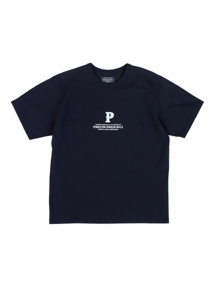 Pendleton Journey West Cotton Regular Fit Short Sleeve Graphic T-Shirt, Dark Navy