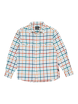 Pendleton Cotton Regular Fit Check Shirt, Saxony Blue