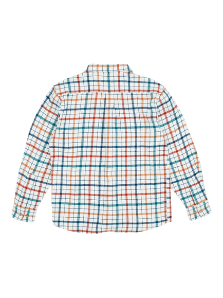 Pendleton Cotton Regular Fit Check Shirt - view 2, Saxony Blue