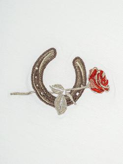 Pendleton Cotton Regular Fit Short Sleeve Horseshoe Graphic T-Shirt, Bright White - view 2, Bright White