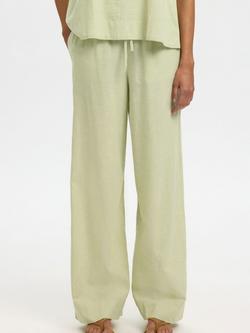 Selected Luisa Linen Rich Trousers, Lint, Lint