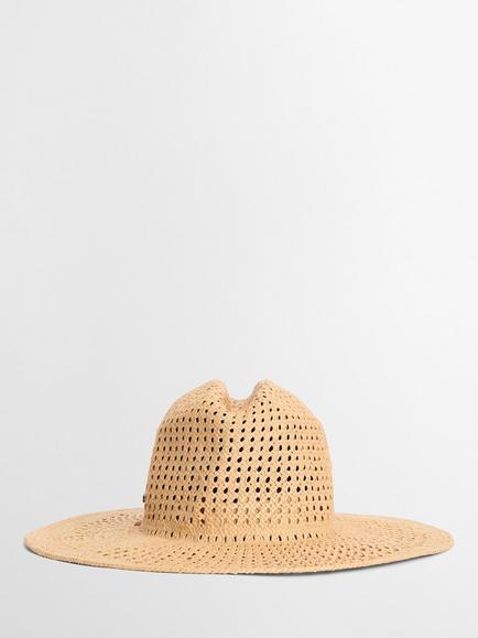 Barbour Gabby Fedora Hat, Natural - view 2, Natural