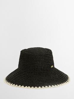 Barbour Camille Crochet Hat, Black, Black