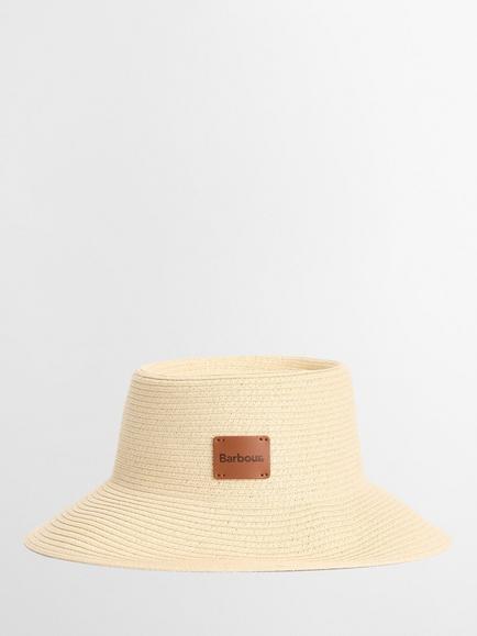 Barbour Polly Braid Bucket Hat, Cream, Cream
