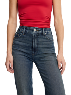 Good American Good True Straight Jeans, Dark Blue - view 2, Dark Blue