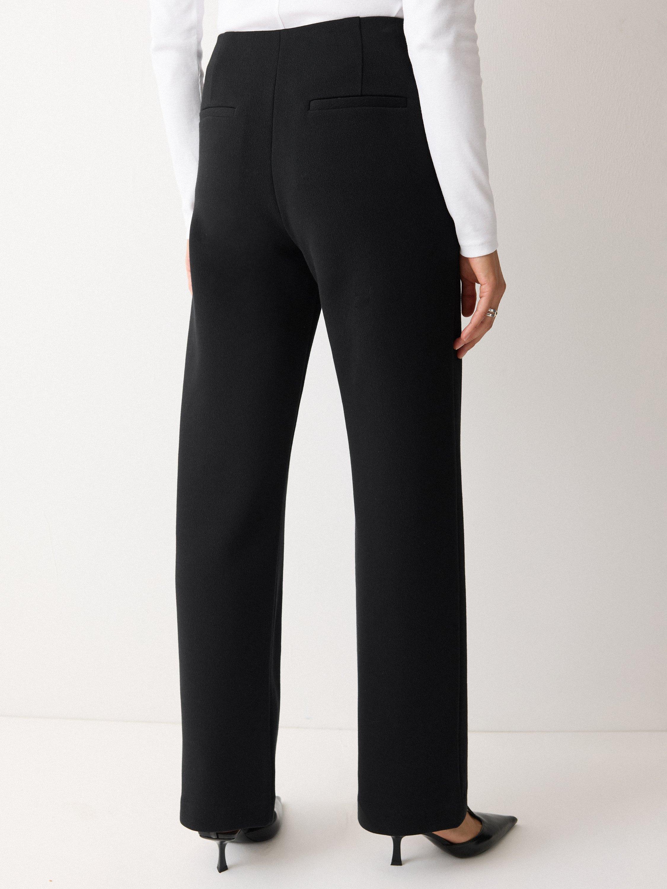 Product image 2 of 6, which shows Jigsaw Jersey Blake Trousers, Black, XS