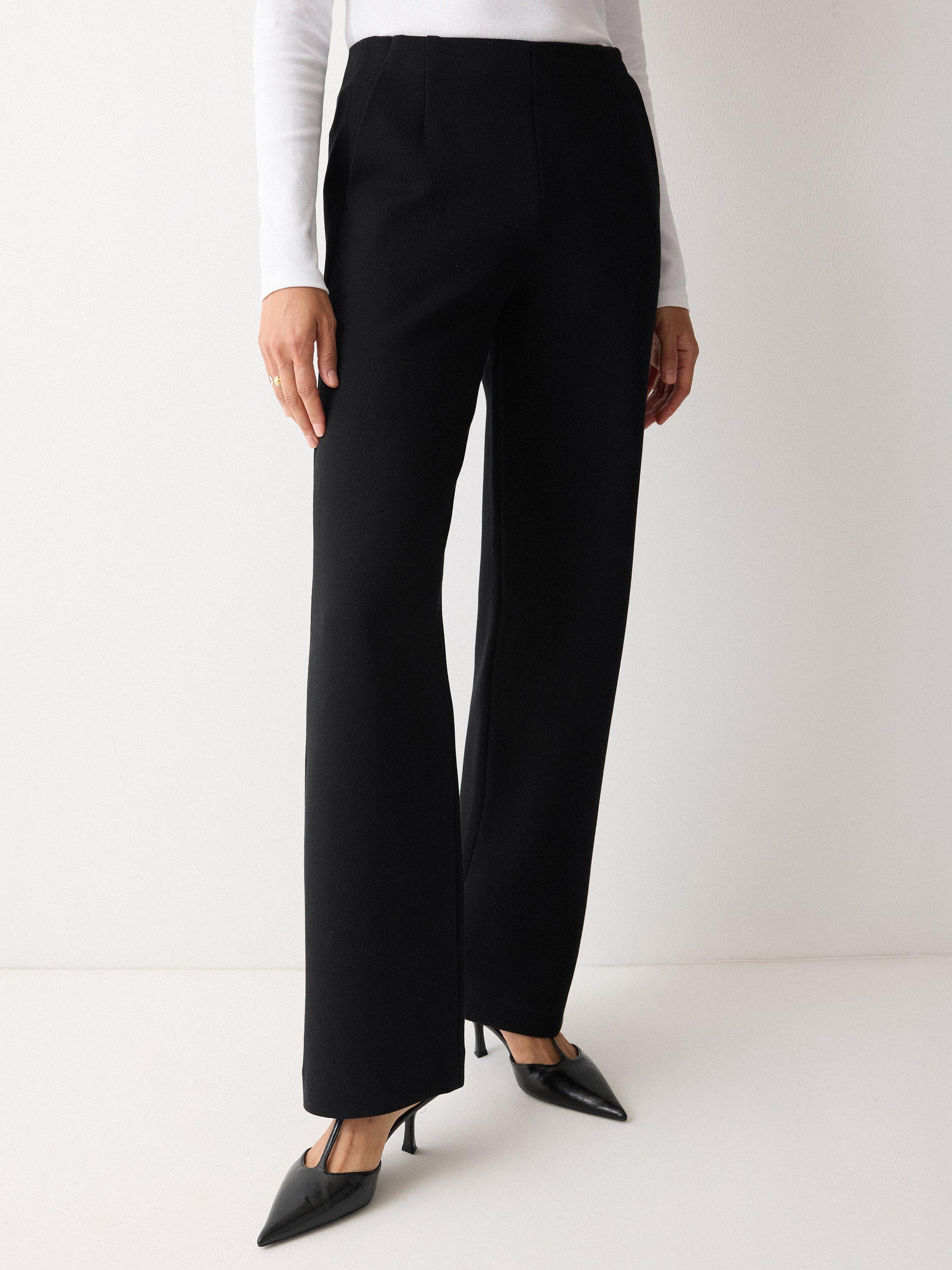 Product image 3 of 6, which shows Jigsaw Jersey Blake Trousers, Black, XS