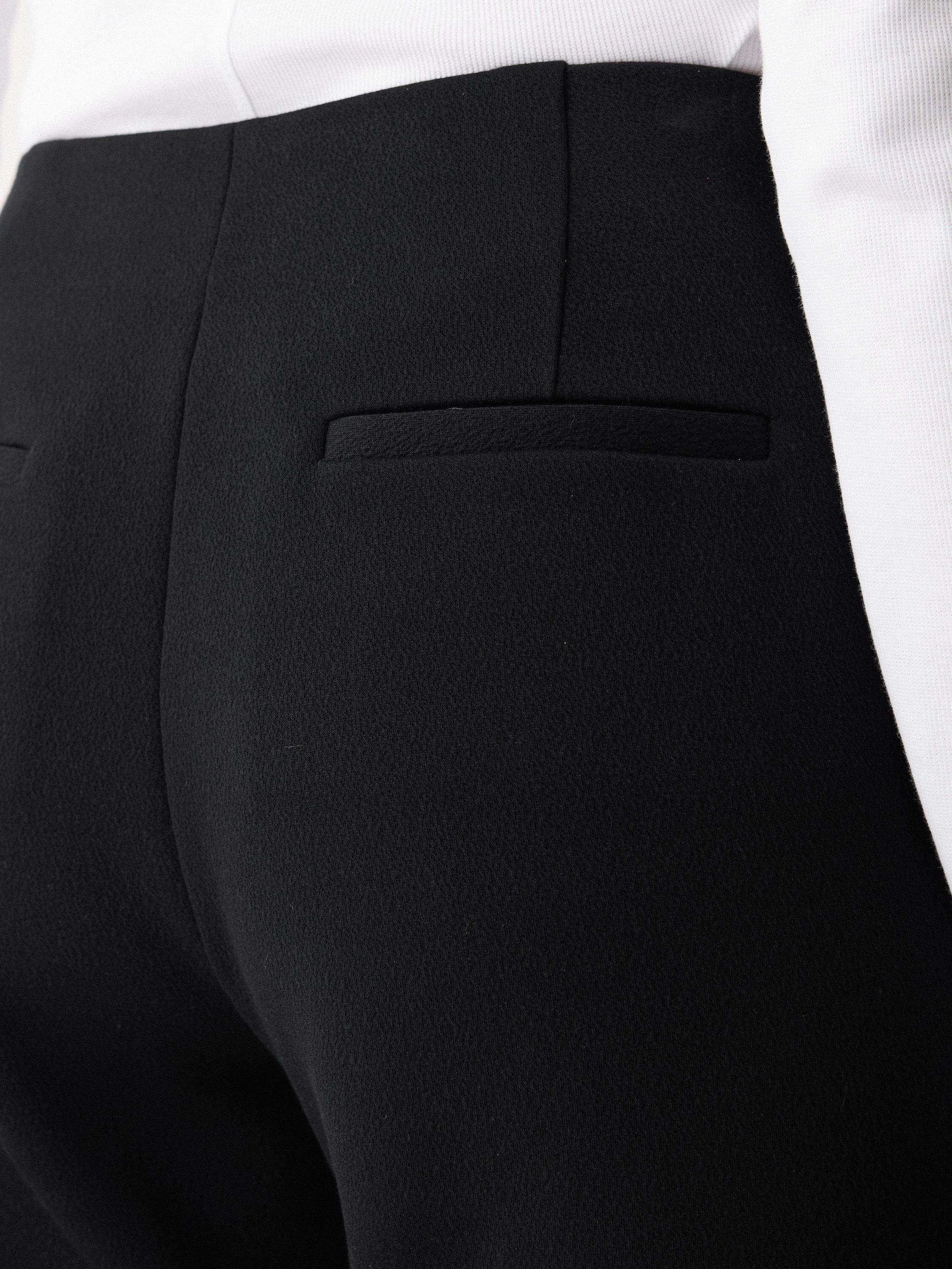 Product image 4 of 6, which shows Jigsaw Jersey Blake Trousers, Black, XS