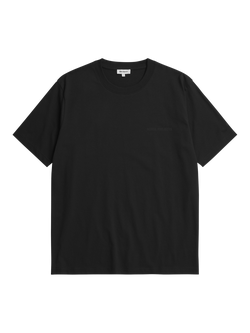 Norse Projects Cotton Loose Fit Dyrehaven Print T-Shirt, Black, Black