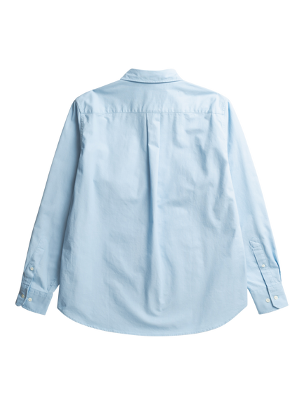 Norse Projects Cotton Shirt, Cerulean - view 2, Cerulean