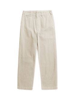 Norse Projects High Waist Heavy Twill Trousers, Natural Ecru, Natural Ecru